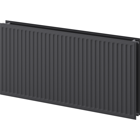 Radiateur à plaques Mexen CH20 Hygiene 900 x 600 mm, connexion latérale, 924 W, anthracite - W420H-090-060-66