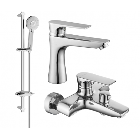 Ensemble de baignoire Mexen Axel DB40, chrome - 73803DB40-00