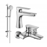 Ensemble de baignoire Mexen Axel DB40, chrome - 73803DB40-00