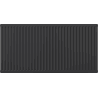 Radiateur Mexen CH20 Hygiene plat 900 x 1400 mm, connexion latérale, 2156 W, anthracite - W420H-090-140-66
