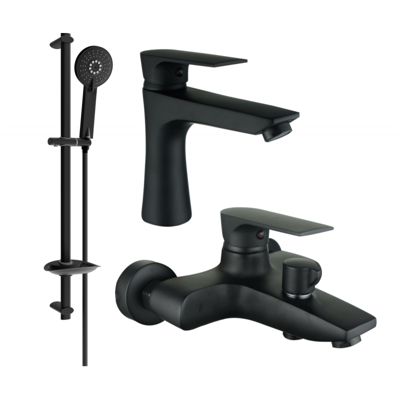 Mexen Axel DB40 ensemble de baignoire, noir - 73803DB40-70