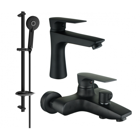 Mexen Axel DB40 ensemble de baignoire, noir - 73803DB40-70