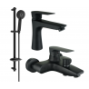 Mexen Axel DB40 ensemble de baignoire, noir - 73803DB40-70