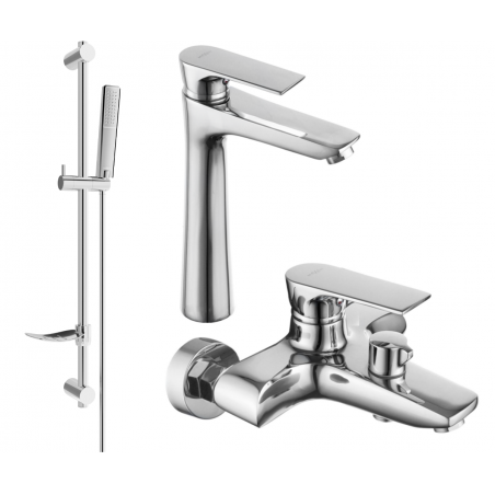 Mexen Axel DF72 ensemble de bain, chrome - 73813DF72-00