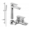 Mexen Axel DF72 ensemble de bain, chrome - 73813DF72-00