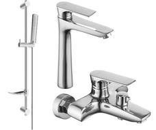 Mexen Axel DF72 ensemble de bain, chrome - 73813DF72-00