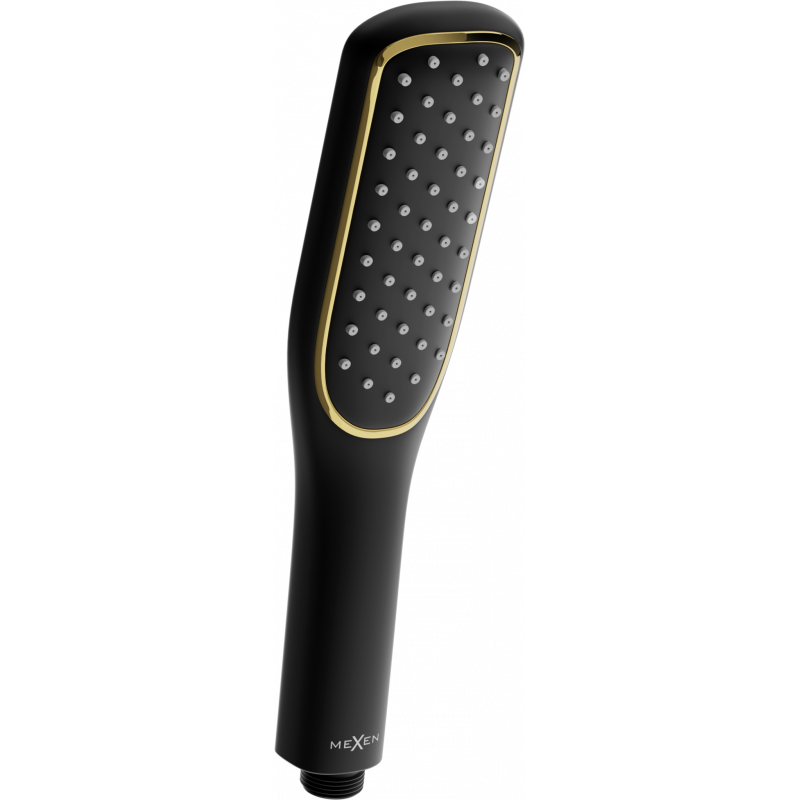 Mexen R-49 pommeau de douche 1 fonction, noir/or - 79549-75