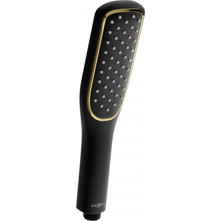 Mexen R-49 poignée de douche 1 fonction, noire/dorée - 79549-75