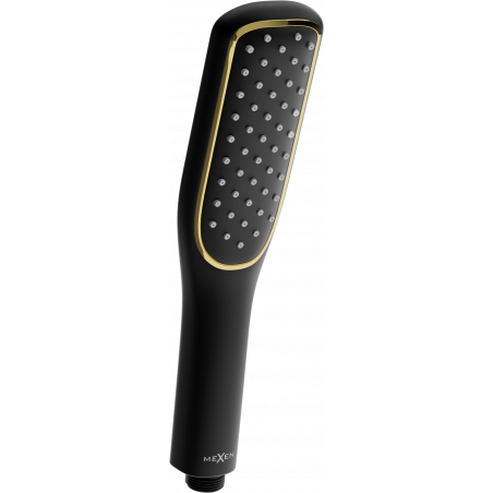 Mexen R-49 pommeau de douche 1 fonction, noir/or - 79549-75