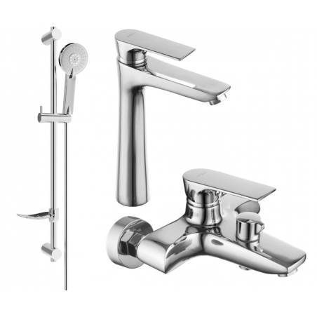 Mexen Axel DF40 ensemble de bain, chrome - 73813DF40-00