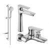 Mexen Axel DF40 ensemble de bain, chrome - 73813DF40-00
