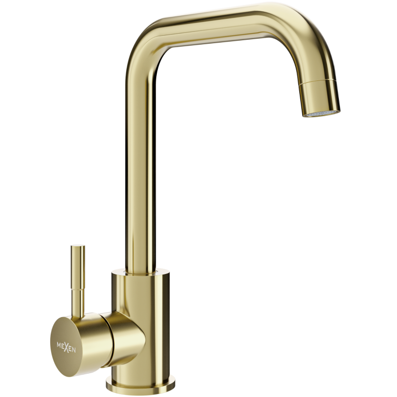 Mexen Modena robinet de cuisine, or brossé - 671900-55