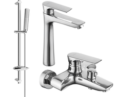 Mexen Axel DB72 ensemble de bain, chrome - 73813DB72-00