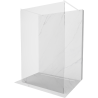 Mexen Kioto paroi de douche autoportante 105 x 200 cm, transparent 8 mm, blanc - 800-105-002-20-00
