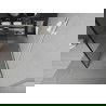 Mexen Kioto paroi de douche libre de 150 x 200 cm, motif noir 8 mm, blanc - 800-150-002-20-70