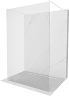 Mexen Kioto paroi de douche autoportante 155 x 200 cm, transparent 8 mm, blanc - 800-155-002-20-00