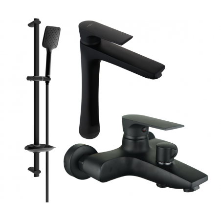 Mexen Axel DB62 ensemble de bain, noir - 73813DB62-70