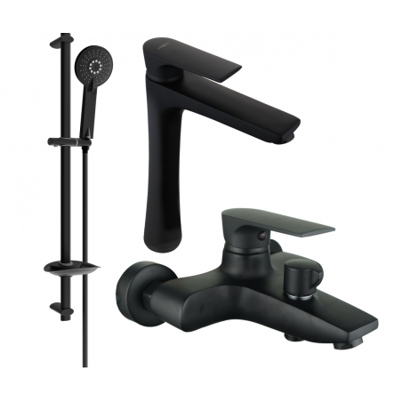 Mexen Axel DB40 ensemble pour baignoire, noir - 73813DB40-70