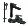 Mexen Axel DB40 ensemble pour baignoire, noir - 73813DB40-70