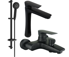 Mexen Axel DB40 ensemble pour baignoire, noir - 73813DB40-70