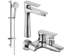 Mexen Axel DB40 ensemble baignoire, chrome - 73813DB40-00