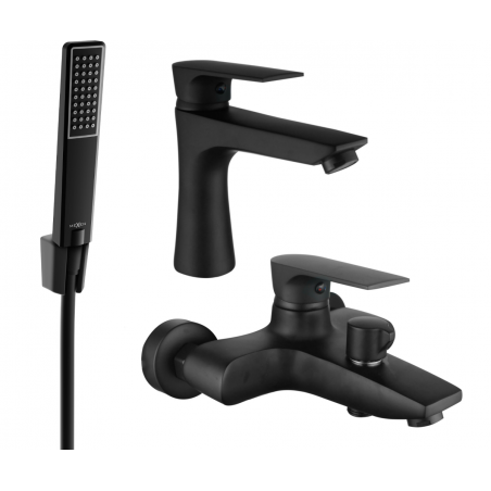 Mexen Axel R72 ensemble de bain, noir - 73803R72-70