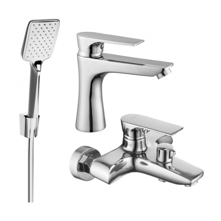 Mexen Axel R62 ensemble de bain, chrome - 73803R62-00
