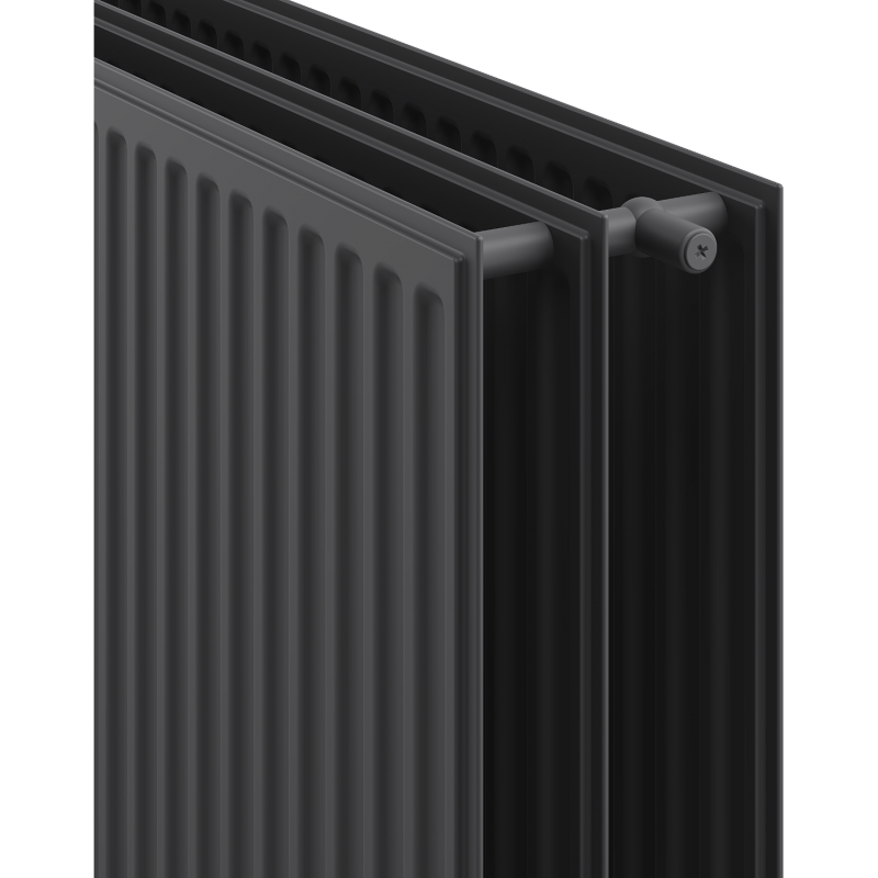 Mexen CH30 Hygiène radiateur plat 500 x 1600 mm, raccordement latéral, 2074 W, anthracite - W430H-050-160-66