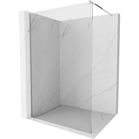 Mexen Kioto paroi de douche Walk-in 75 x 200 cm, transparent 8 mm, chrome - 800-075-101-01-00
