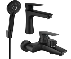 Mexen Axel R40 ensemble baignoire, noir - 73803R40-70