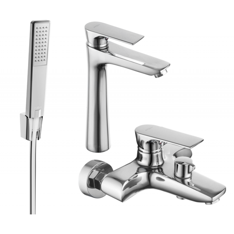 Mexen Axel R72 ensemble de bain, chromé - 73813R72-00