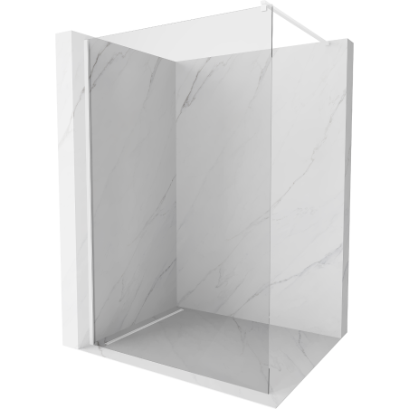 Mexen Kioto paroi de douche Walk-in 85 x 200 cm, transparent 8 mm, blanc - 800-085-101-20-00
