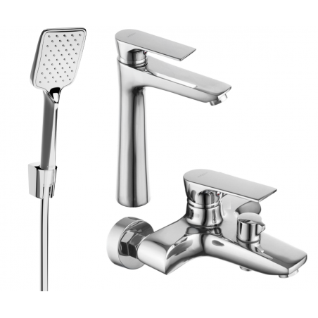 Mexen Axel R62 ensemble de bain, chrome - 73813R62-00