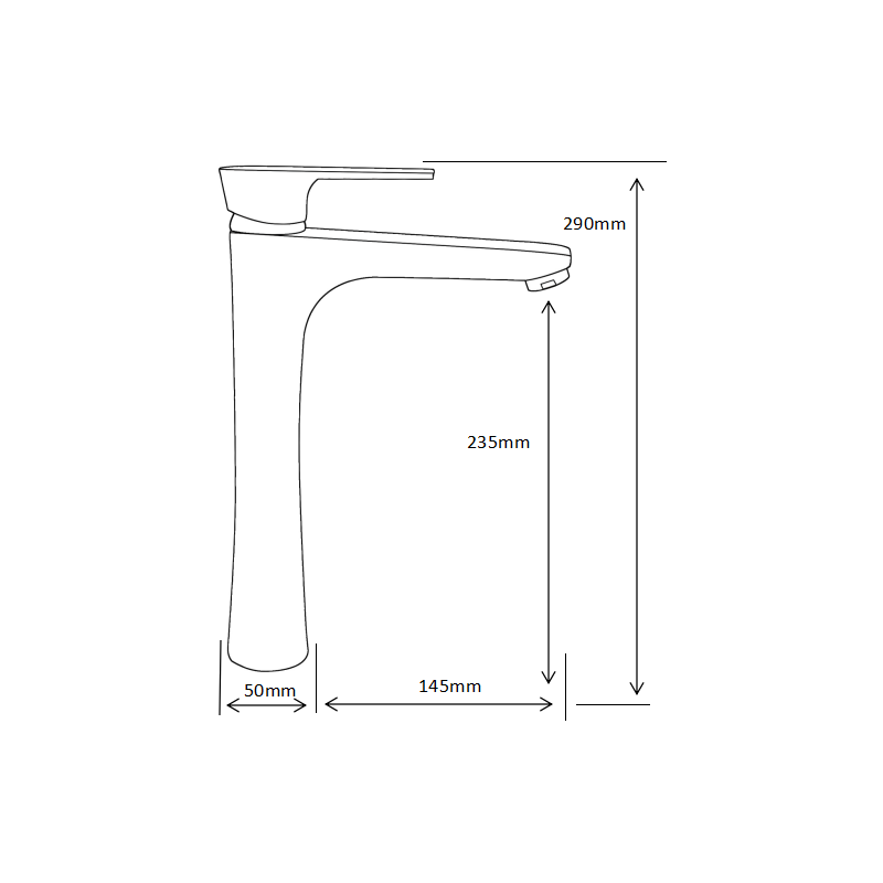 Mexen Axel R72 ensemble de bain, chromé - 73813R72-00