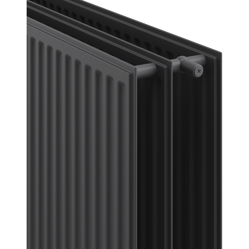 Mexen CH30 Radiateur hygiénique à panneau 900 x 2400 mm, raccordement latéral, 4954 W, anthracite - W430H-090-240-66