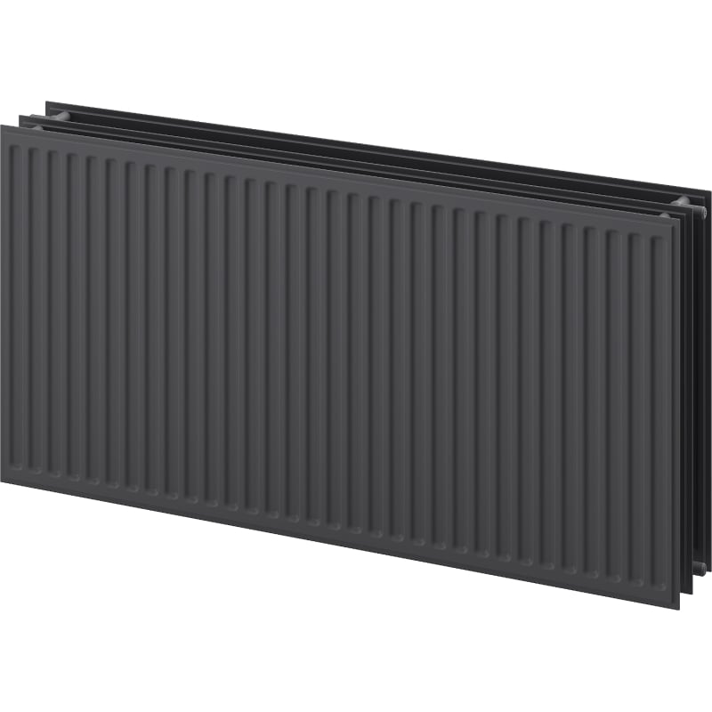Mexen CH30 Radiateur hygiénique à panneau 900 x 2400 mm, raccordement latéral, 4954 W, anthracite - W430H-090-240-66