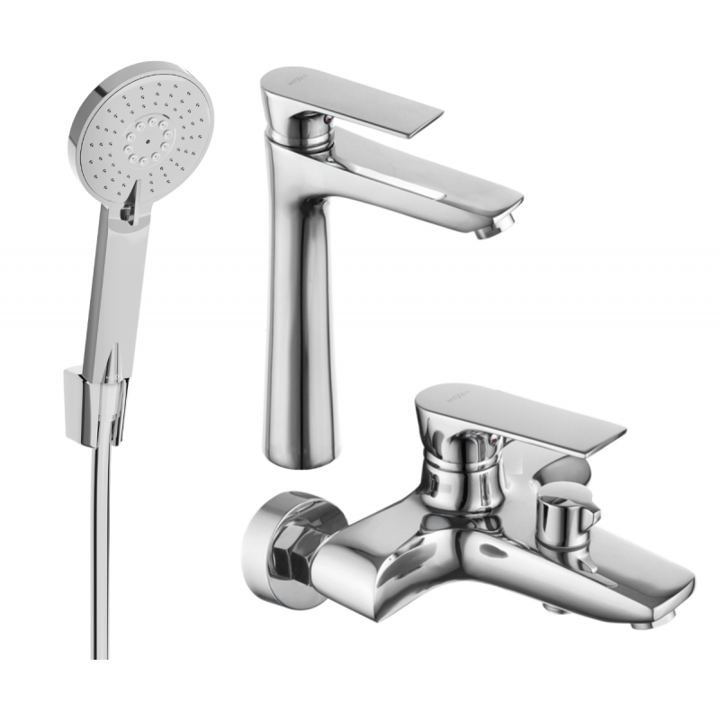 Mexen Axel R40 ensemble de bain, chrome - 73813R40-00
