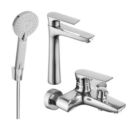 Mexen Axel R40 ensemble de bain, chrome - 73813R40-00