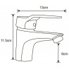 Mexen Caro Ensemble de bain DF62, chrome - 746603DF62-00