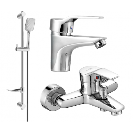Mexen Caro Ensemble de bain DF62, chrome - 746603DF62-00