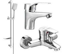 Mexen Caro Ensemble de bain DF62, chrome - 746603DF62-00