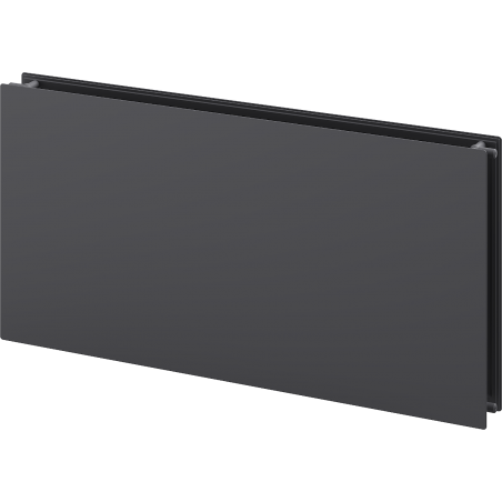 Radiateur plat Mexen CHF20 Hygiene 600 x 2000 mm, raccordement latéral, 2007 W, anthracite - W420HF-060-200-66