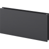 Radiateur plat Mexen CHF20 Hygiene 600 x 2000 mm, raccordement latéral, 2007 W, anthracite - W420HF-060-200-66