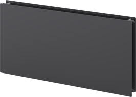Radiateur plat Mexen CHF20 Hygiene 900 x 600 mm, raccordement latéral, 839 W, anthracite - W420HF-090-060-66
