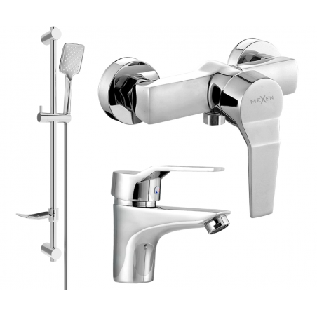 Mexen Caro DF62 ensemble de douche, chrome - 746604DF62-00