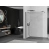 Mexen Kioto paroi de douche Walk-in 75 x 200 cm, transparent 8 mm, noir - 800-075-101-70-00