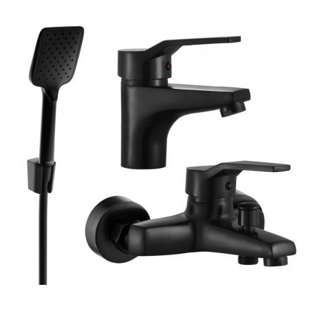 Mexen Caro R62 ensemble bain, noir - 746603R62-70