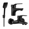 Mexen Caro R62 ensemble bain, noir - 746603R62-70