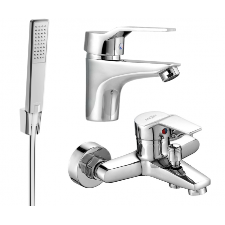 Mexen Caro R72 ensemble de bain, chrome - 746603R72-00