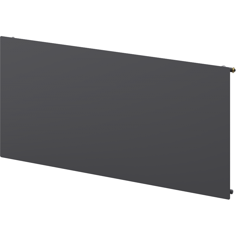 Radiateur à panneaux Mexen CVH10 Hygiene 400 x 400 mm, connexion inférieure, 173 W, anthracite - W610H-040-040-66